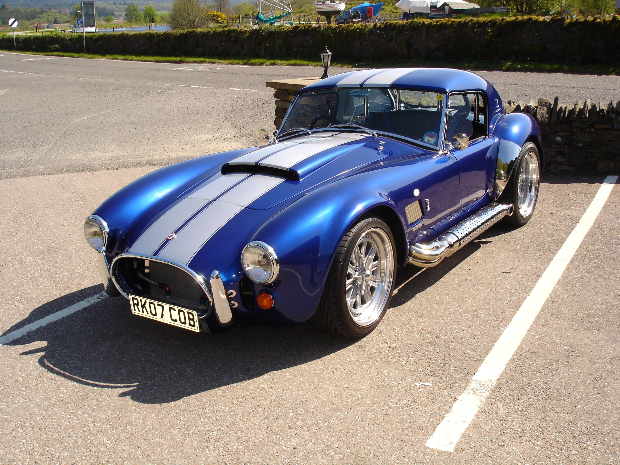 AC Cobra 427 replica, completed and on its last journey