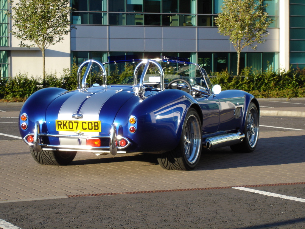 Rear view and side exhaust pipes