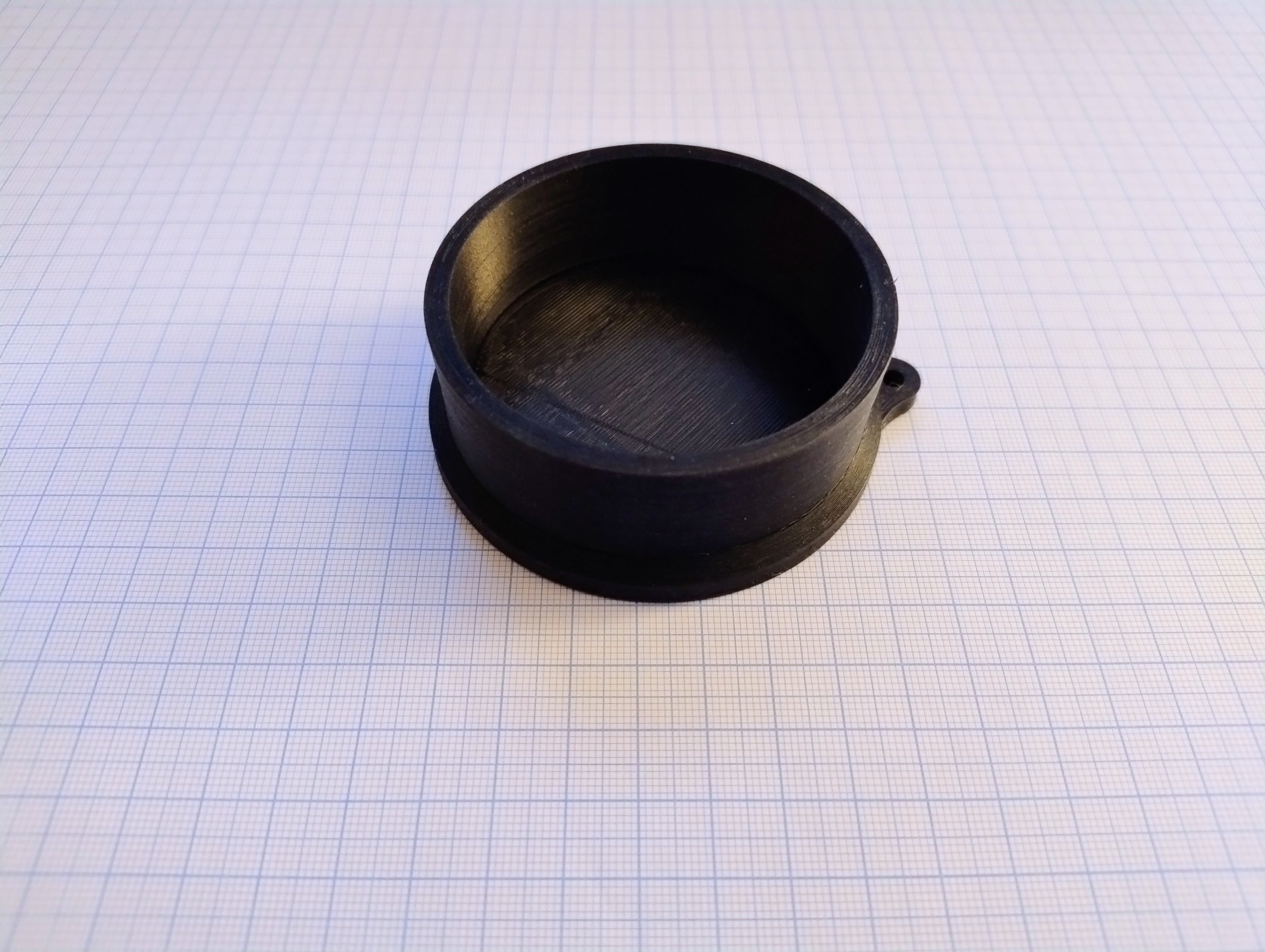 3D printed part after printing